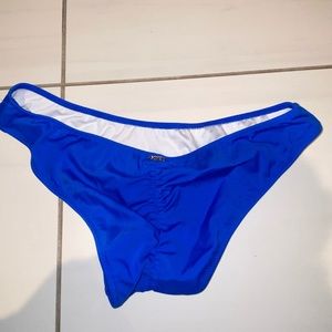 VS PINK blue bikini bottoms